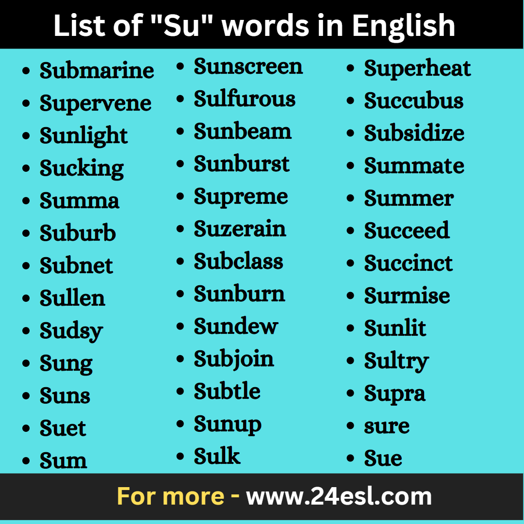 list-of-su-words-in-english-24esl