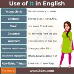 Use of It in English Grammar || Basic English Grammar for Beginners
