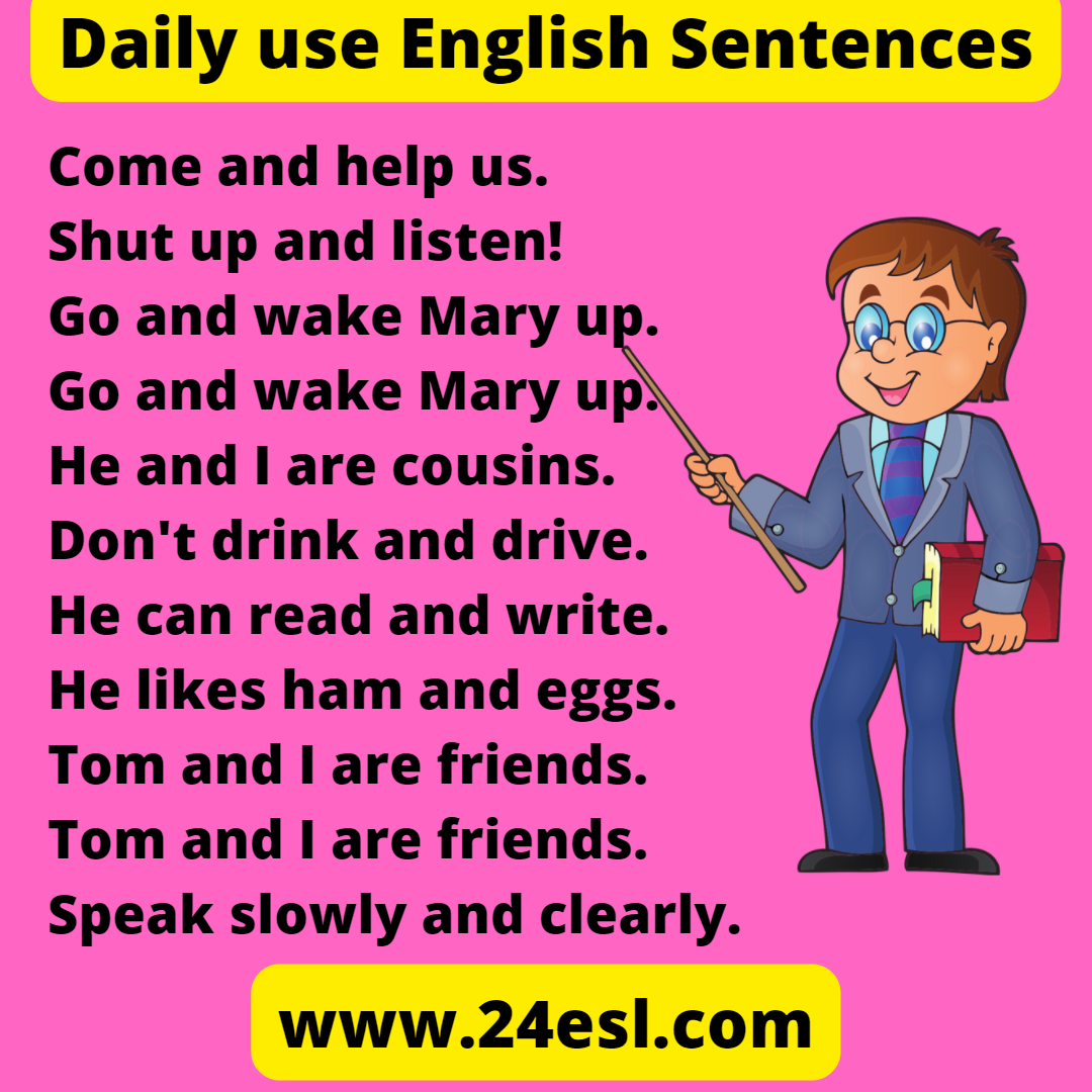 98 common English sentences