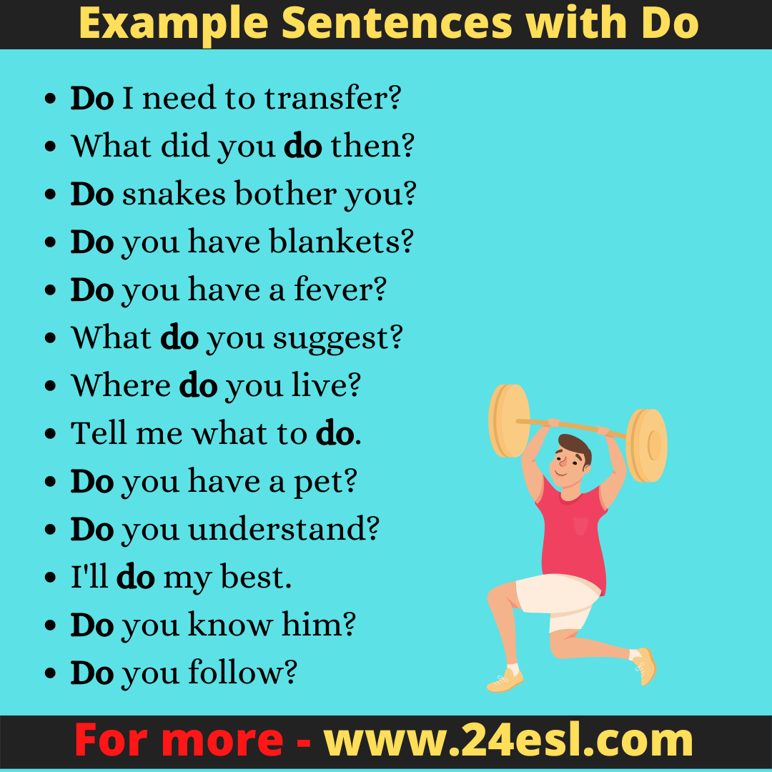 Example Sentences with Do