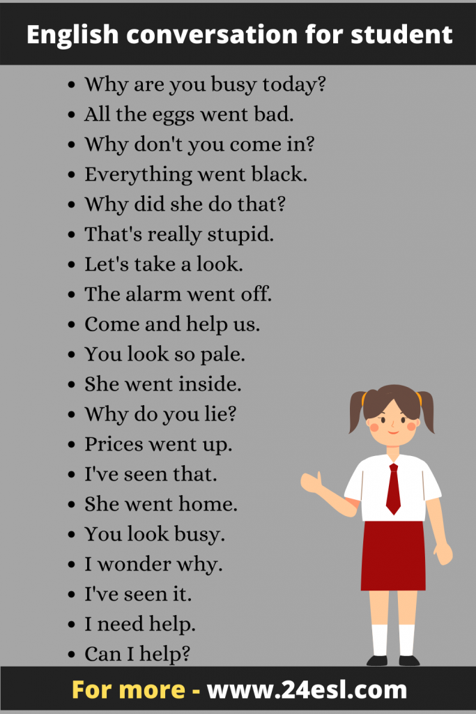 English conversation for students