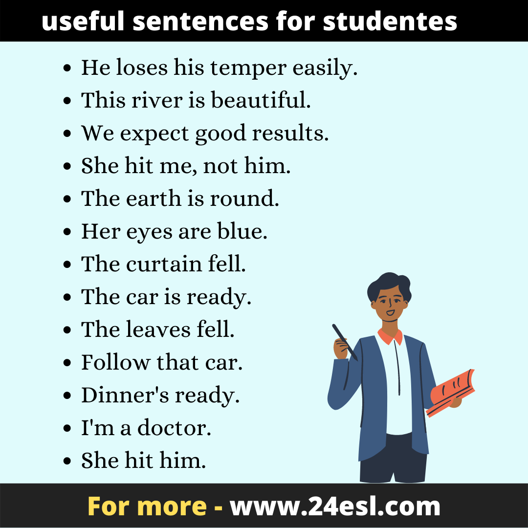 useful English sentences for students