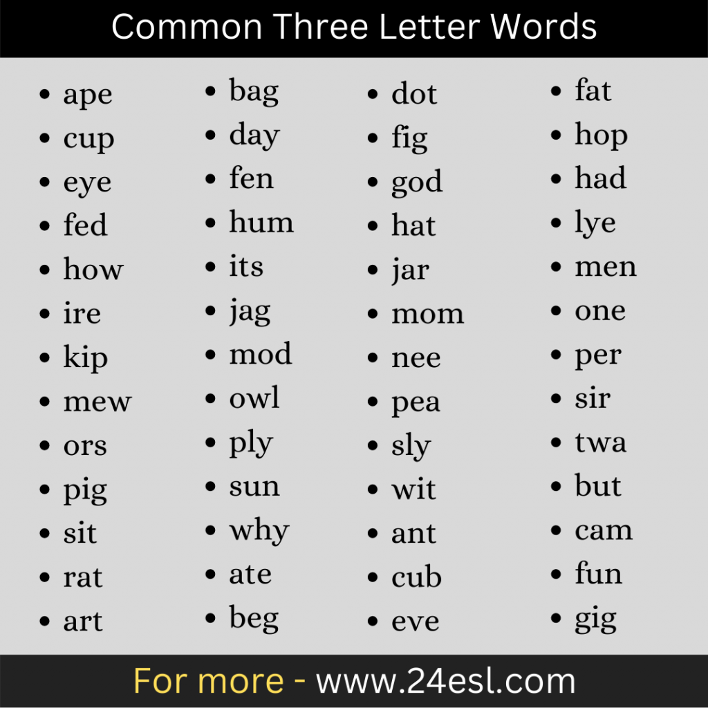 three-letter-words