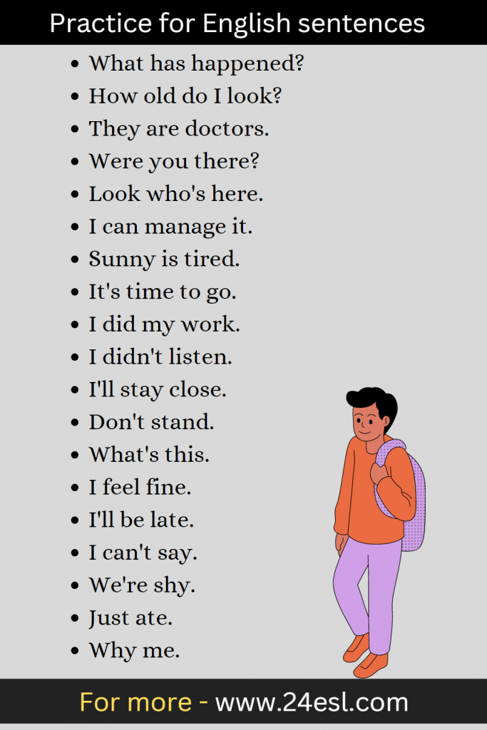 104 Useful sentences in English