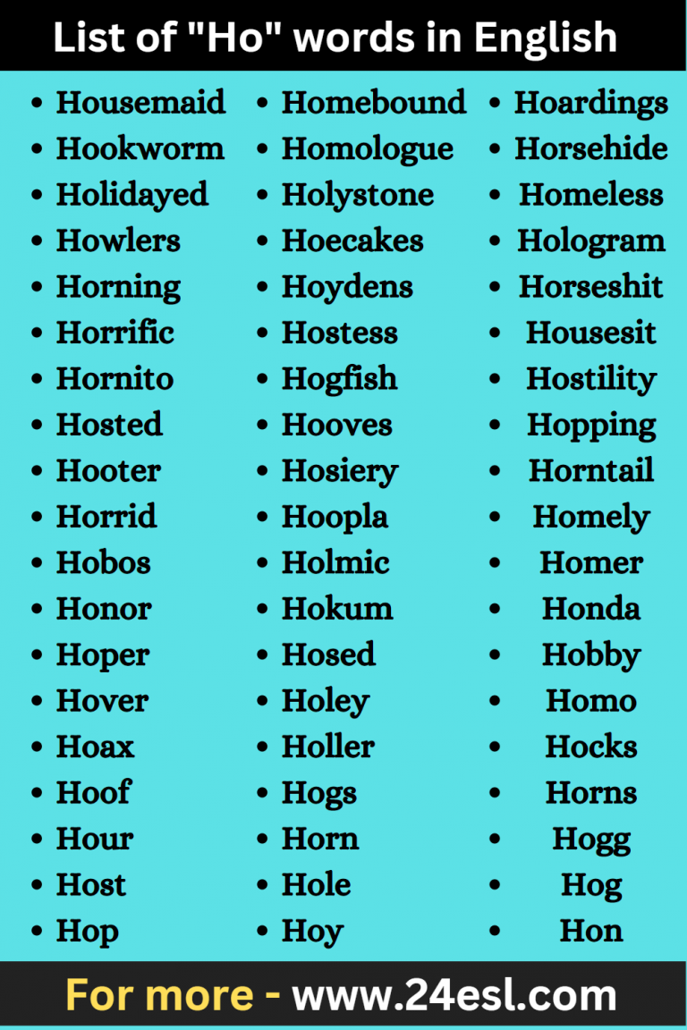 list-of-ho-words-in-english-24esl